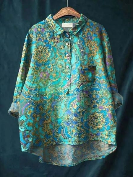 Lila™ | Modern Floral Printed Shirt