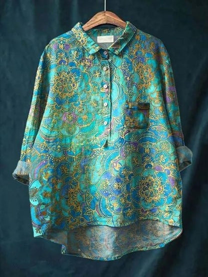 Lila™ | Modern Floral Printed Shirt