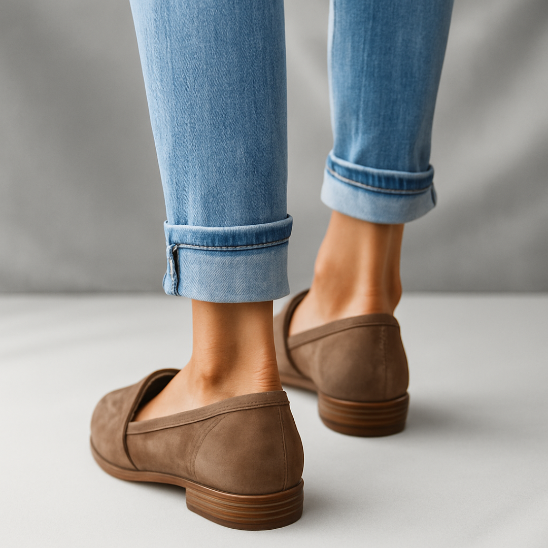 Elira | Suede Pointed-Toe Loafers