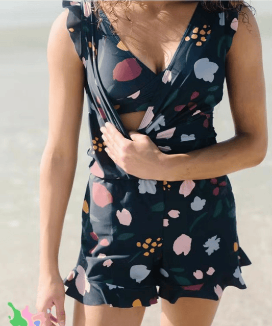 Agnieszka | Ruffled Swimsuit with Bust Support