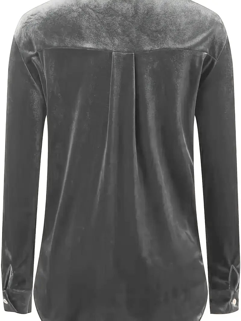 Maelis – Long Sleeve Shirt With Front Pockets