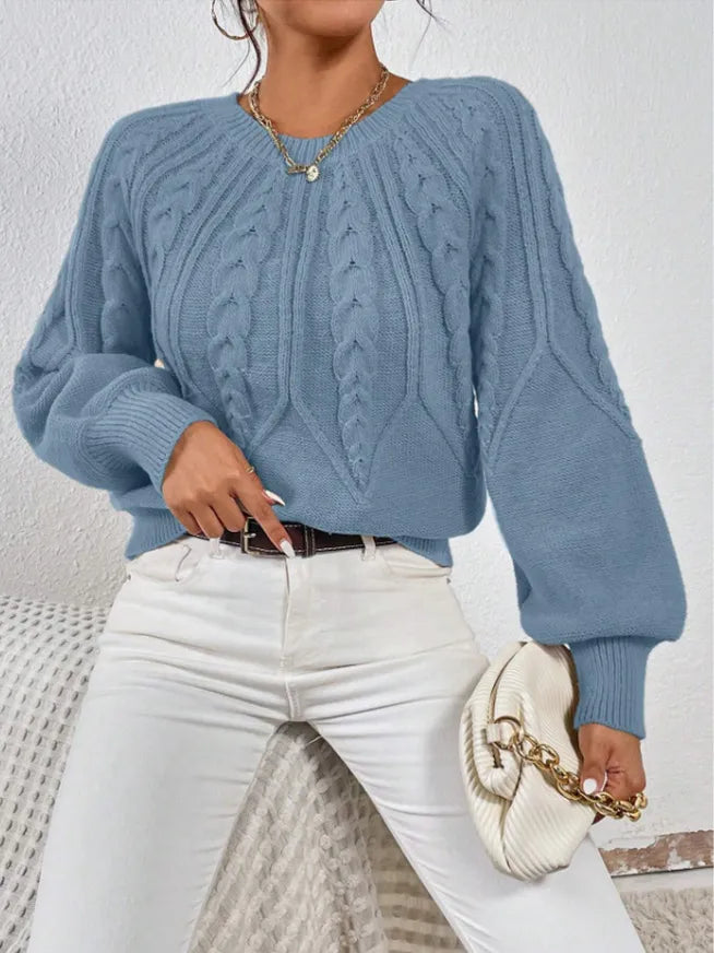 Lila™ | Luxe Cable-Knit Pullover