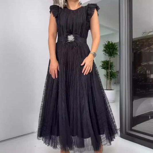 Lunara | Fitted Chiffon Dress