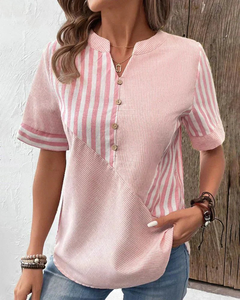 Lilly™ | Soft Striped Women's Blouse