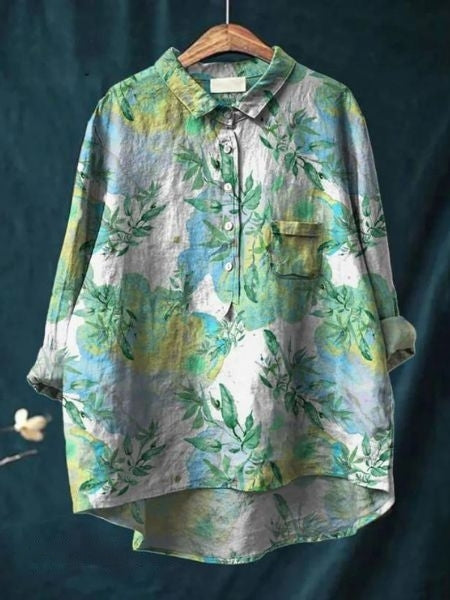 Lila™ | Modern Floral Printed Shirt