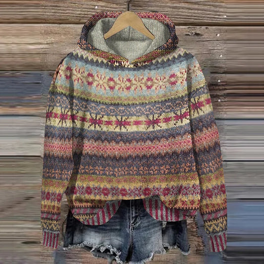Annika – Ethnic Hooded Sweater