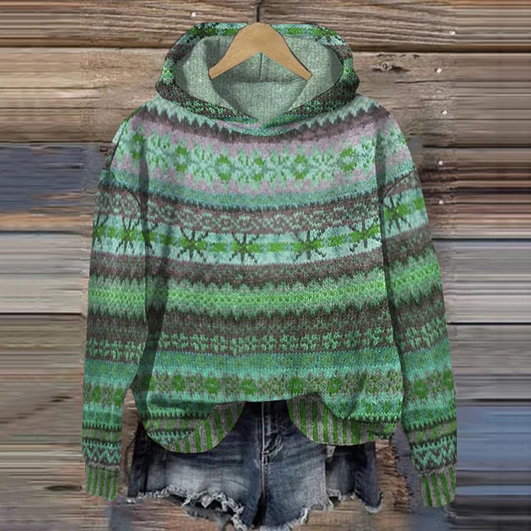 Annika – Ethnic Hooded Sweater