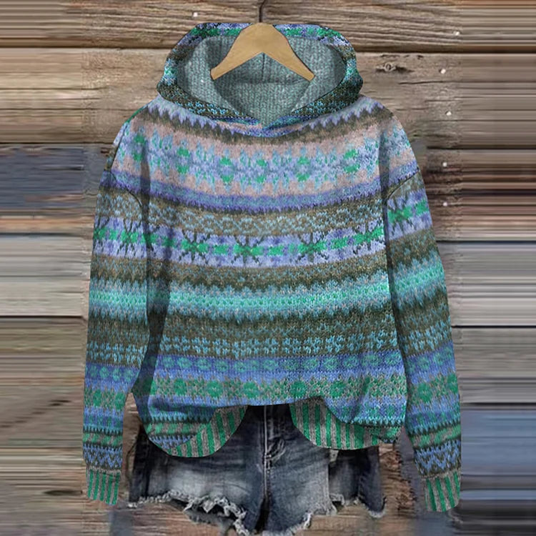 Annika – Ethnic Hooded Sweater