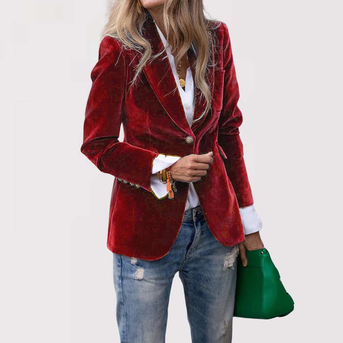 Vivendra – Luxury Velvet Jacket