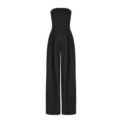 Alyssa - Wide Leg Strapless Jumpsuit