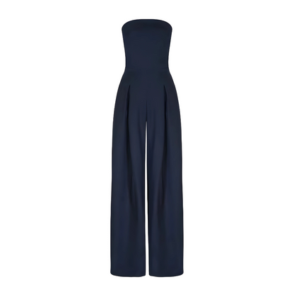 Alyssa - Wide Leg Strapless Jumpsuit