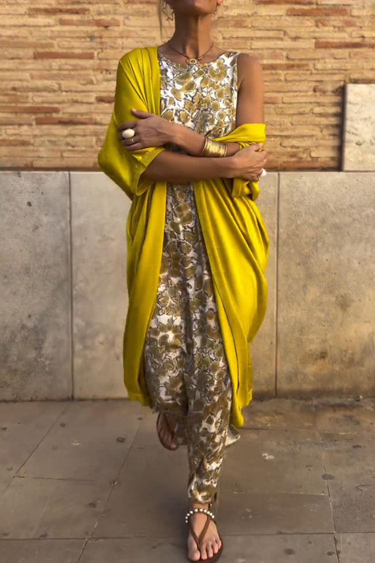 Vivienne | Elegant Long Dress + FREE Matching Cardigan