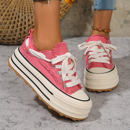 Flora™ | Women’s Fringed Platform Sneakers