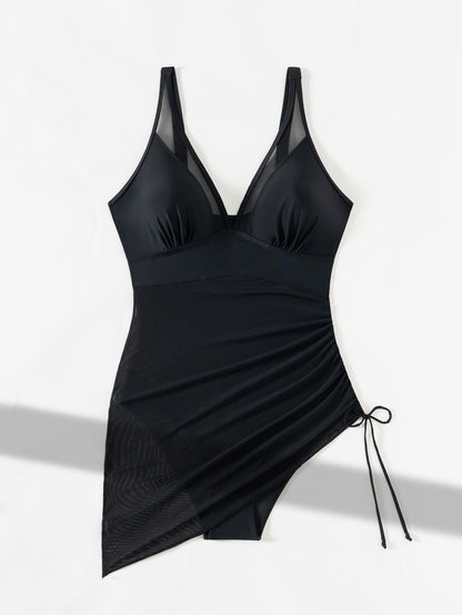 Luba – Slimming mesh sarong swimsuit