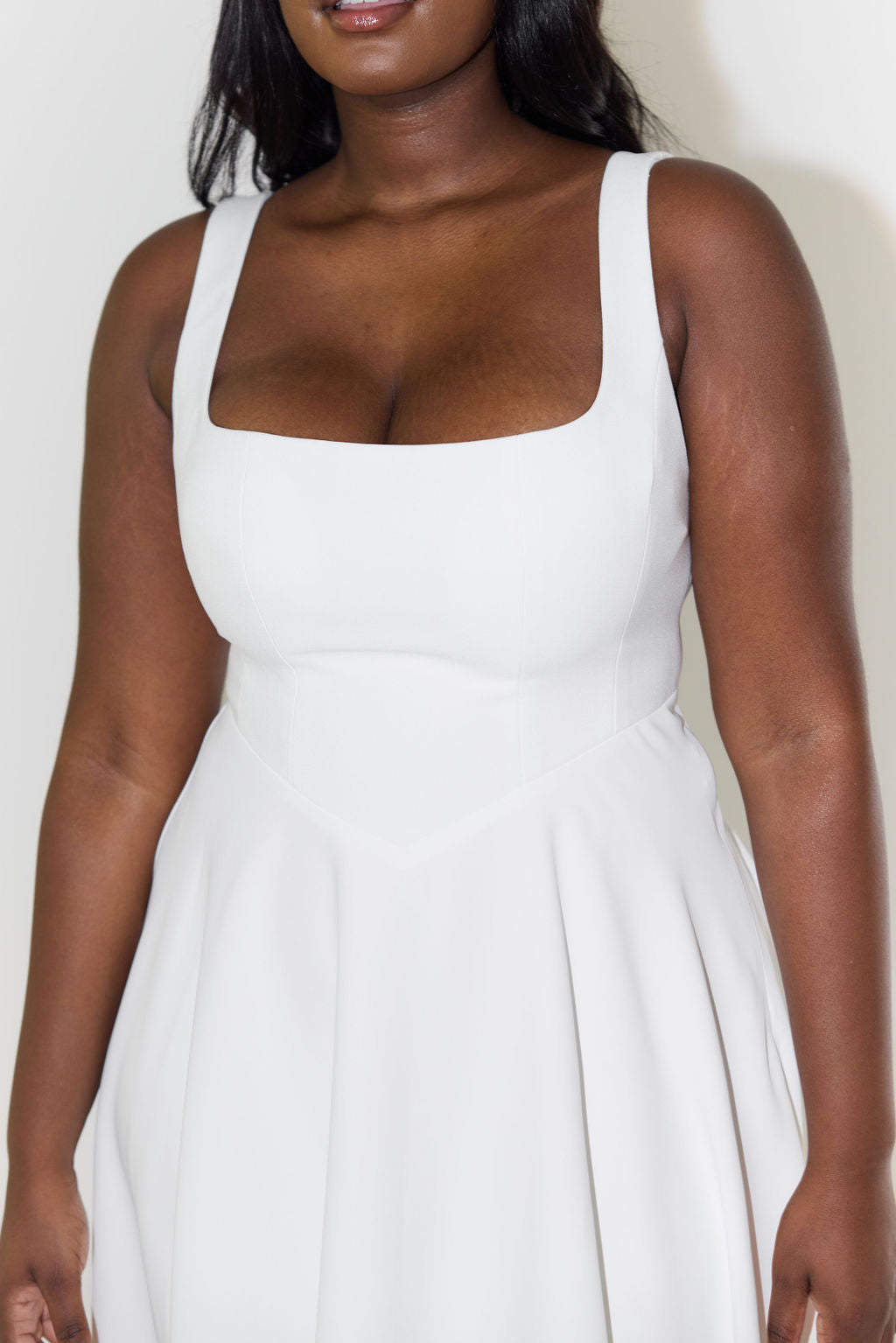 YARA-BELLE | HIGH-WAISTED MIDI DRESS