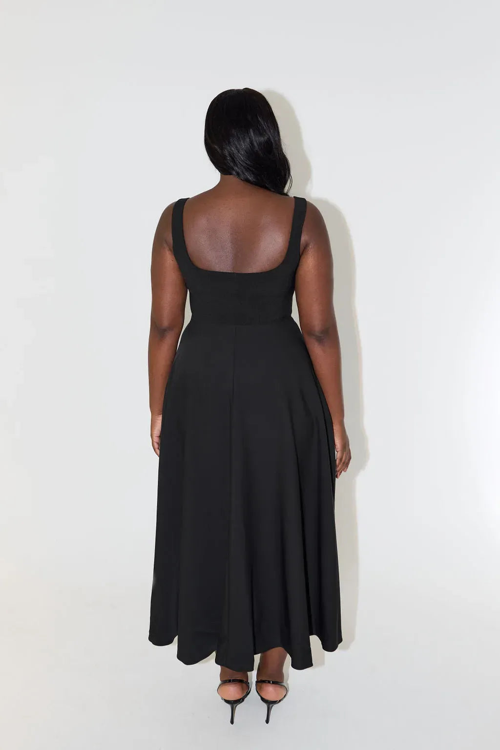 YARA-BELLE | HIGH-WAISTED MIDI DRESS