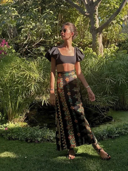 Eleni | Printed Two-Piece Set