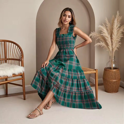 The Holly Plaid Dress