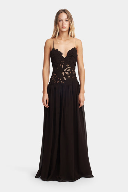 Stephanie | Cedarwood Maxi Dress