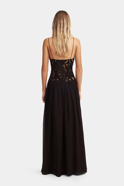 Stephanie | Cedarwood Maxi Dress