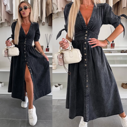 Eliza | Radiant Denim Dress