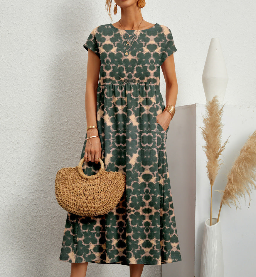 WINNIE | STYLISH FLORAL MIDI DRESS