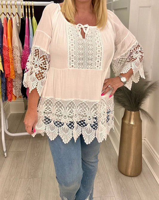 Grace- Stylish Shirt With Round Neck