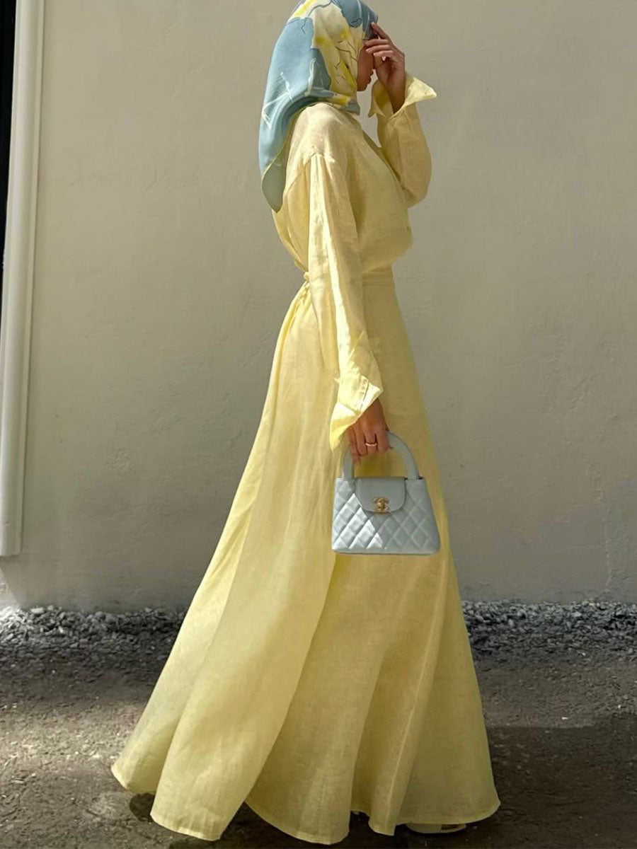 Solenne – Two-Piece Linen Set