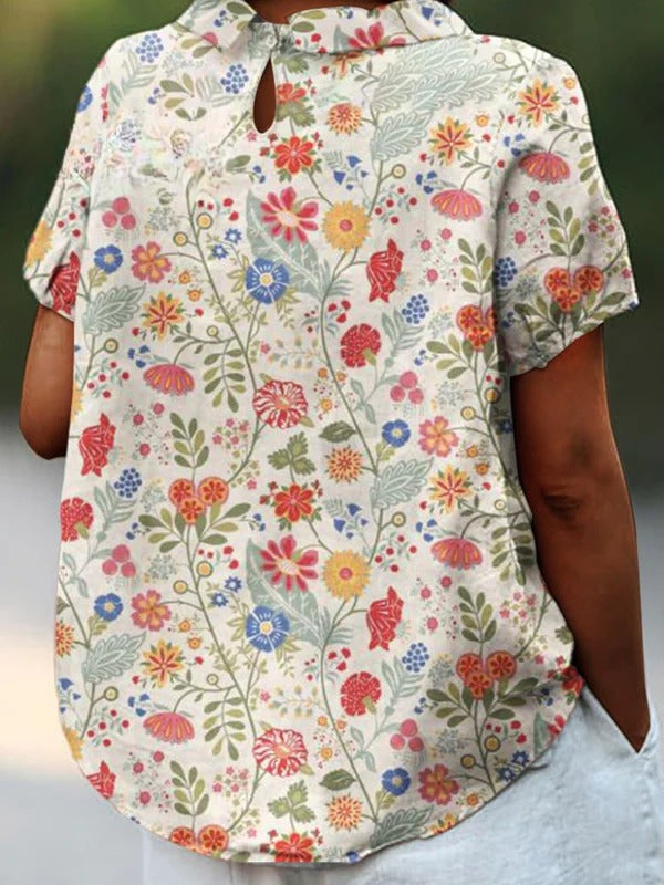 Pastoral™ | Women’s Floral Art Print Shirt