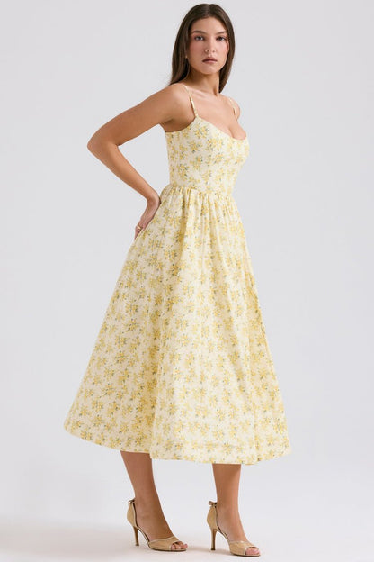 AIMEE | CORSET MIDI DRESS