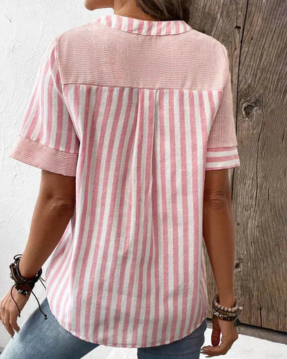 Lilly™ | Soft Striped Women's Blouse