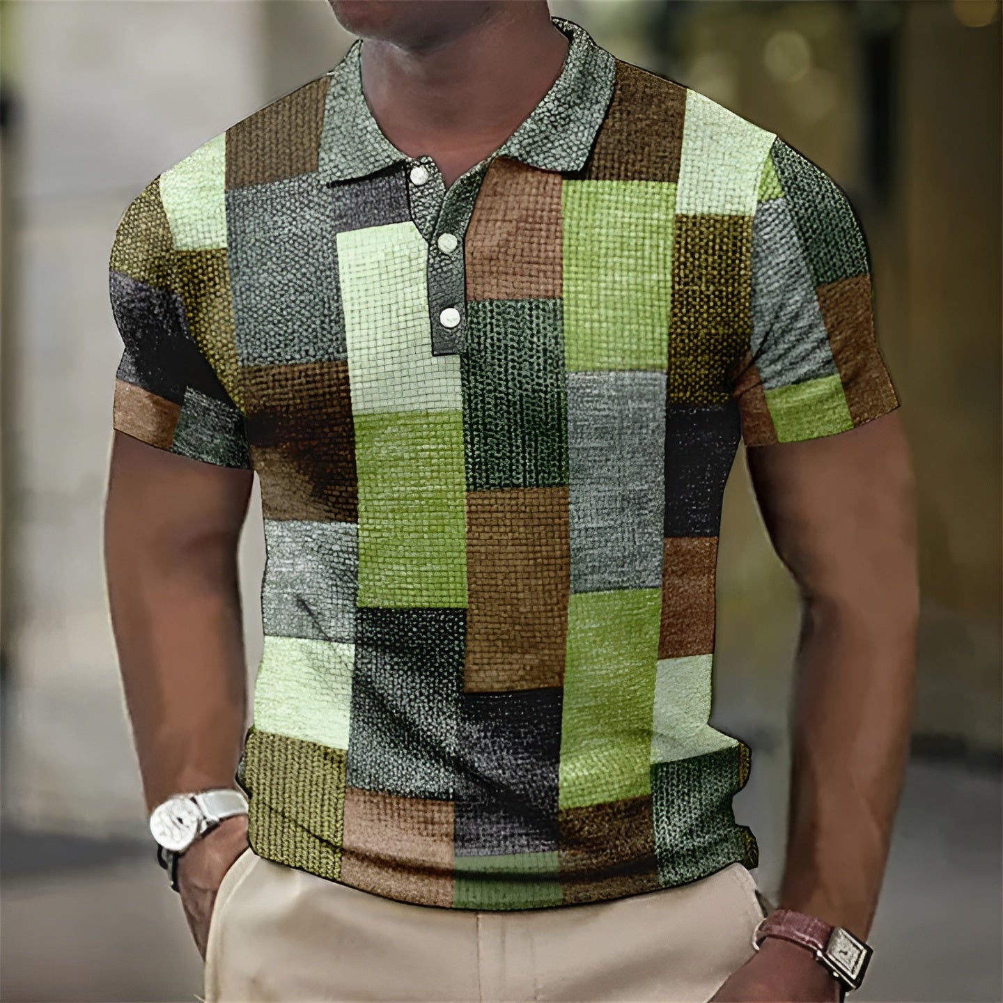 Levi™ | Men’s Classic Plaid Polo