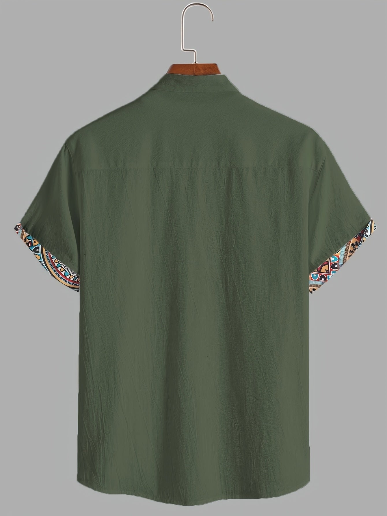 Ezra Cole | Color Block Tribal Cotton Shirt