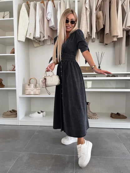 Eliza | Radiant Denim Dress