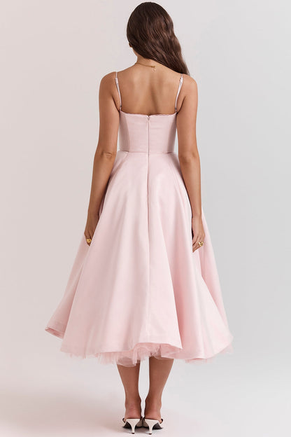 Zarelle – Tulle Elegance Midi Dress