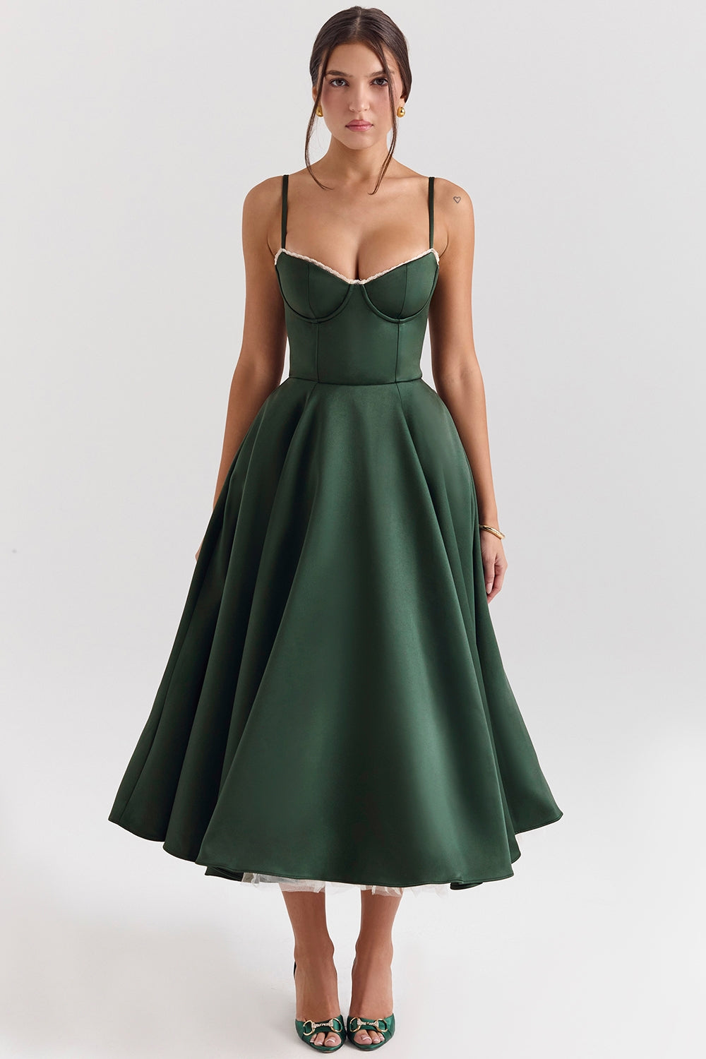 Zarelle – Tulle Elegance Midi Dress