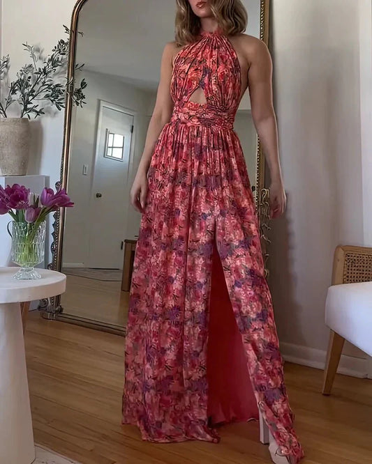 LunaFloréa – Maxi Dress with Floral Print