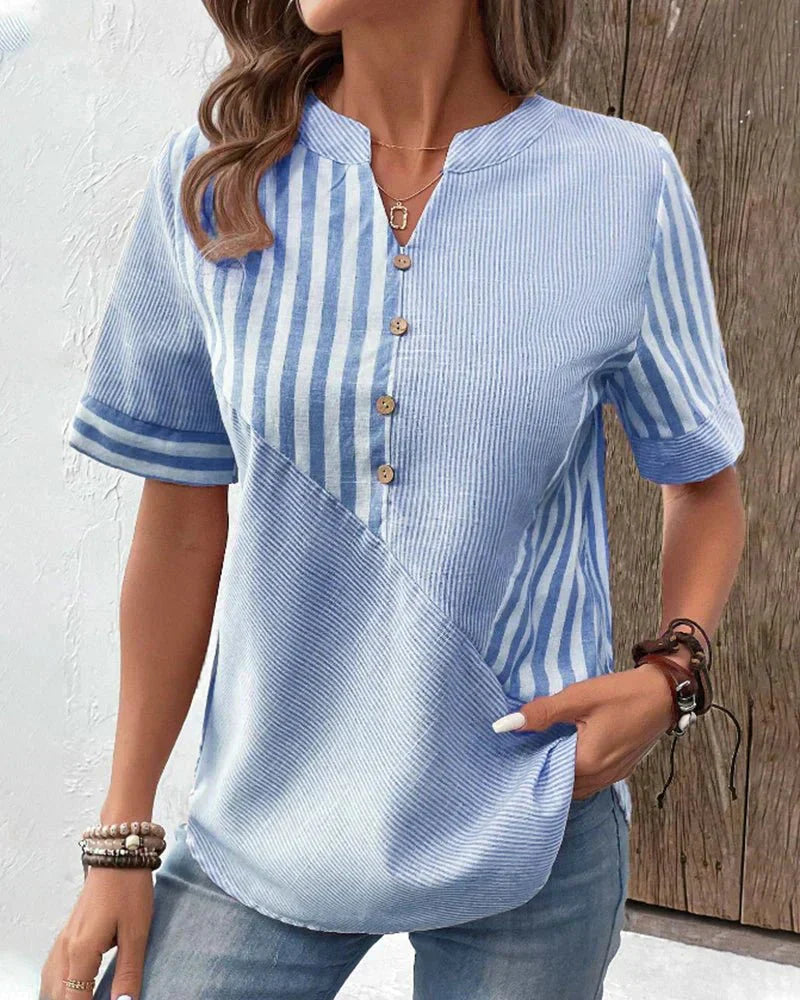 Lilly™ | Soft Striped Women's Blouse