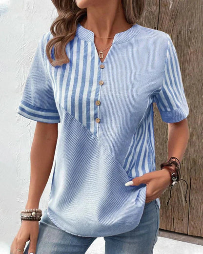Lilly™ | Soft Striped Women's Blouse