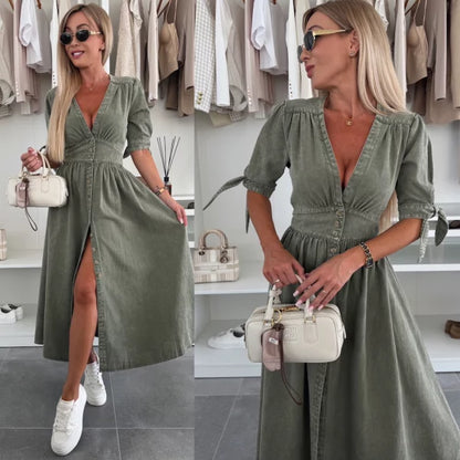 Eliza | Radiant Denim Dress