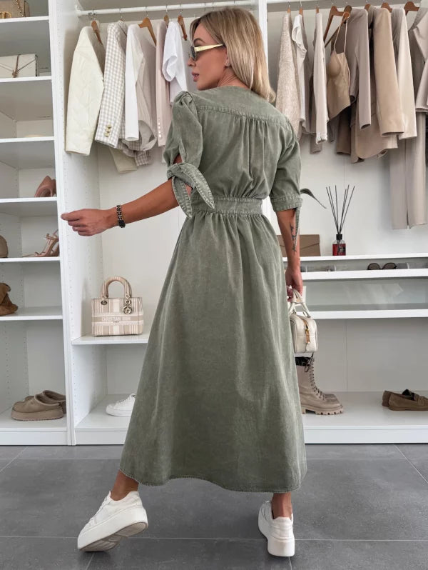 Eliza | Radiant Denim Dress