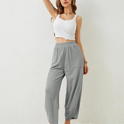 Elara | Casual High-Stretch Nine-Point Pants