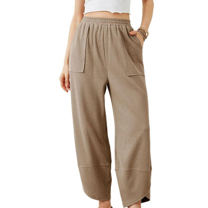 Elara | Casual High-Stretch Nine-Point Pants